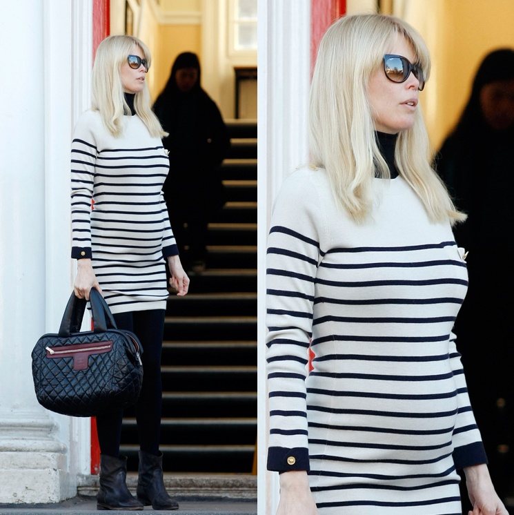 Claudia Schiffer pokazuje brzuszek! (ZDJĘCIA)